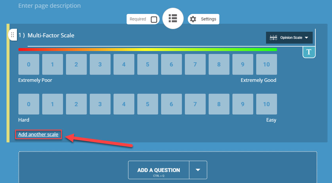 Add Scales to Multi-Factor Scales Question