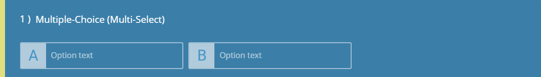 Multiple-Choice (Multi-Select) Question