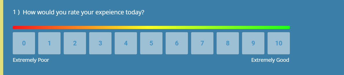 Opinion Scale Question