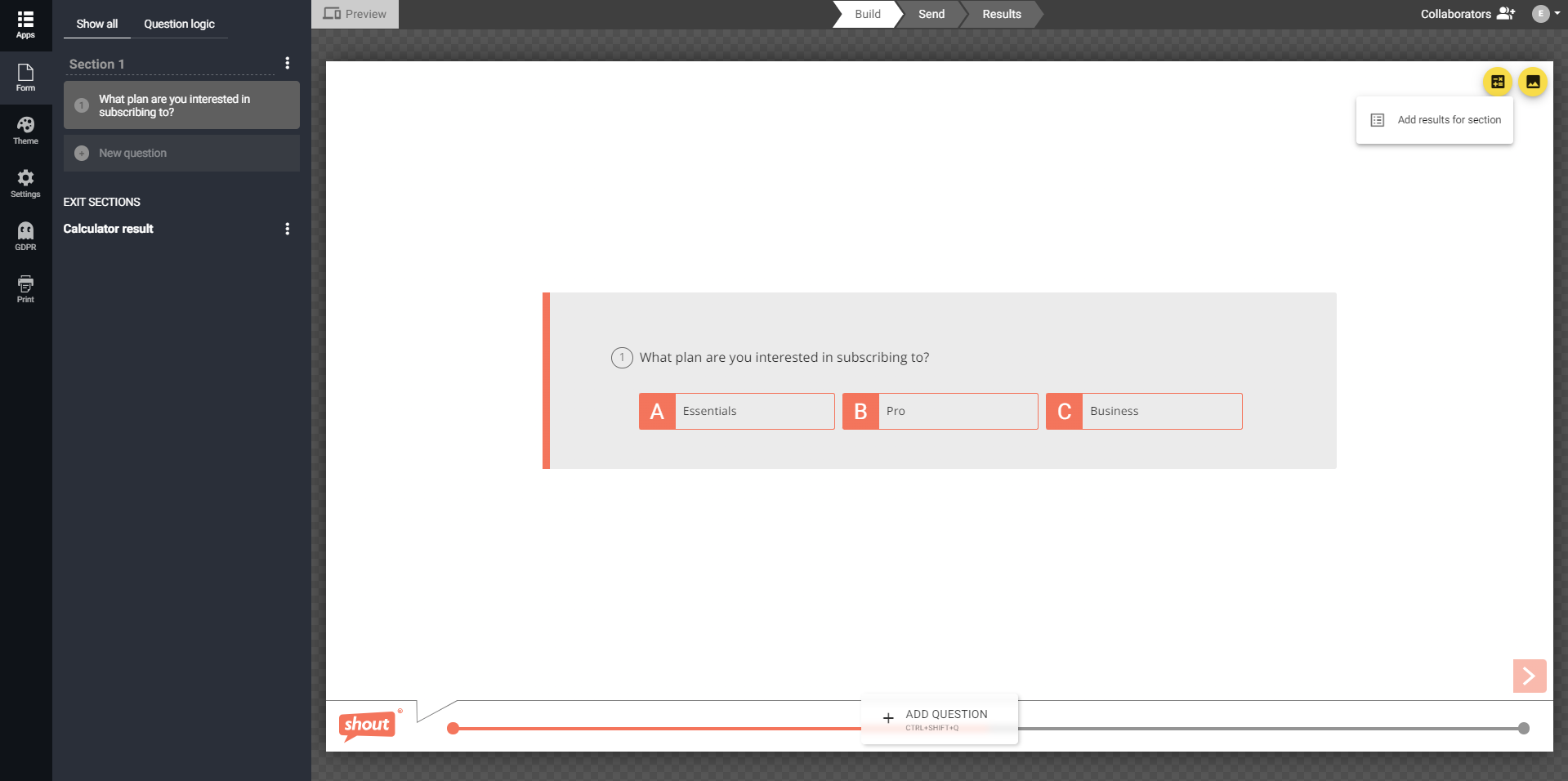 Show Results Side-By-Side With Your Calculator