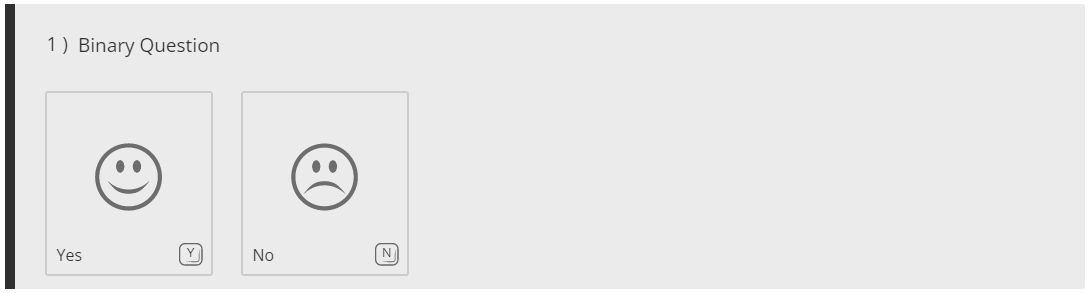 Smiley Face Icon Set Binary Question
