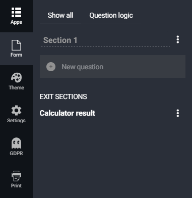 Add Questions To Online Calulators