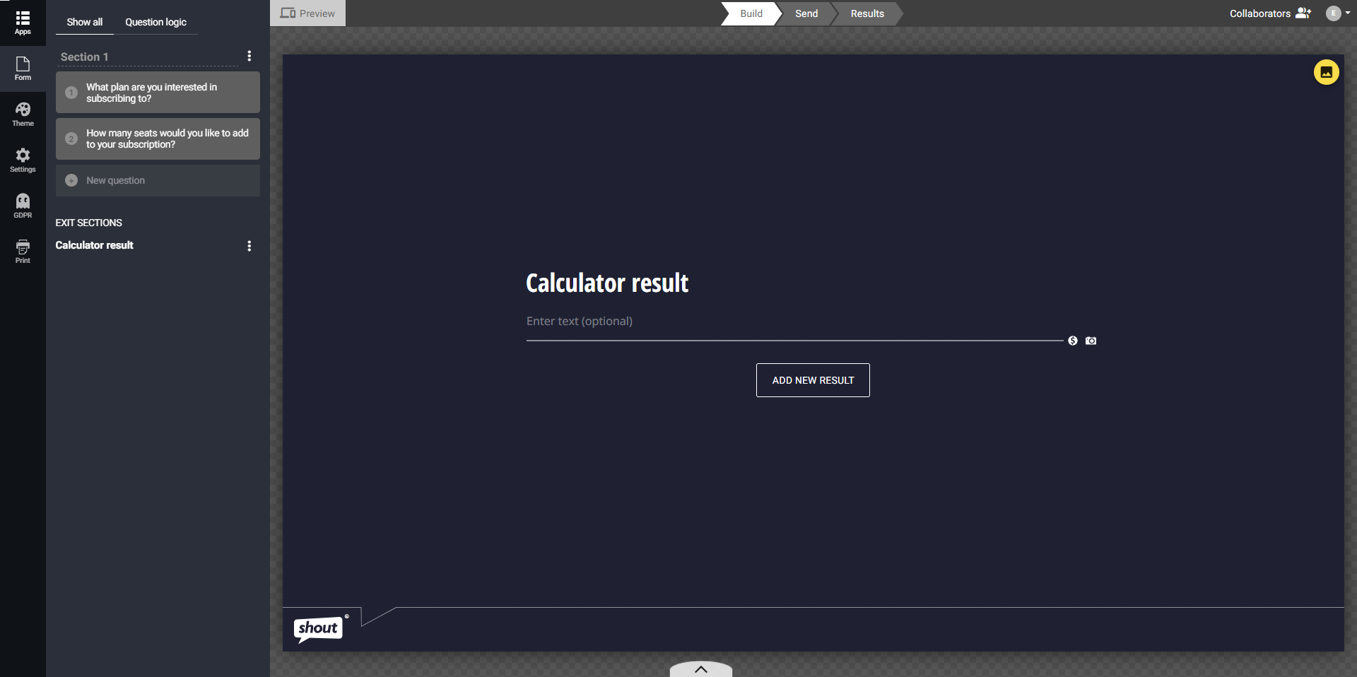 Build Formulas For Web Calculators