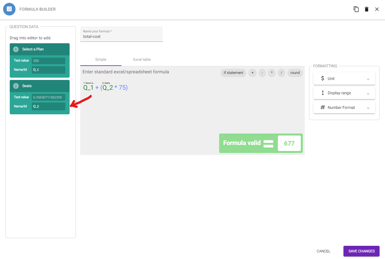 Drag And Drop Formula Builder For Custom Calculators
