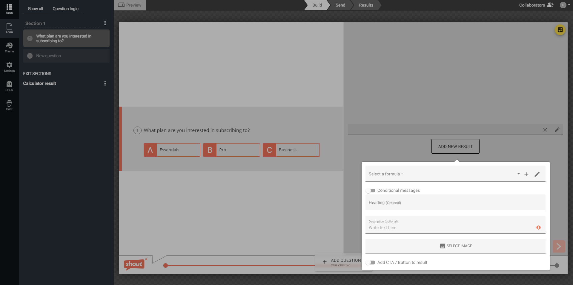 Add Results To Side-By-Side Calculator