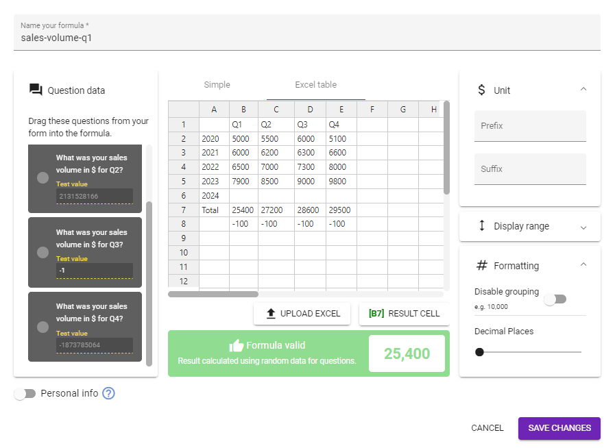 Import Excel Spreadsheets For Formulas